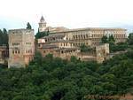 Panorama of the Alhambra, Granada, Spain.