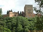 Tower of the Alcazaba, Granada, Spain.