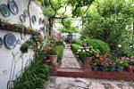 Garden Albaicin plates, Granada, Spain.