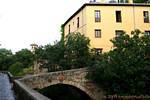 Small bridge in the street Nino del Royo, Granada, Spain.