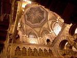 Great Dome above the mihrab, Great Mosque of Cordoba, Spain.