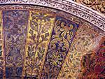 Detailed mosaics Mirhab, Mezquita Cordoba, Spain.
