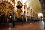 Double row of columns, Cordoba Mezquita, Spain.