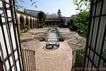 Fountain in the garden of the 17th-century, Patio de las Columnas, Palacio de Viana, Cordoba, Spain.
