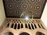 Moorish-style ceiling in the Museo de Las Artes Populares y Costumbres, Seville, Spain.