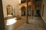 Dining columns and basin, Cuarto del Amirante, Seville Alcazar, Spain.