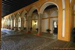 Double colonnade, Seville Alcazar, Spain.