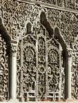 Wall of the courtyard of the girls, detail, Sevilla Alcazar, Spain.