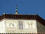 Muslim outdoor ornamentation, Alcazar Seville, Spain.