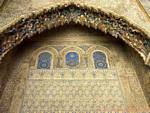 Patio del Yeso, Almohad architecture, Seville Alcazar, Spain.