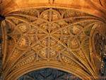 Sumptuous vault ribbed vaults, Seville Cathedral, Spain.