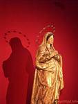 Shadow Wood Virgin, Seville Cathedral, Spain.