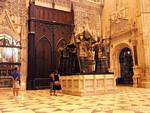 Tomb of Christopher Columbus, Seville Cathedral, Spain.