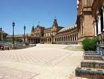 Sideways Glance, Seville Plaza Espana, Spain.