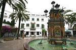 Fountain, Plaza de España, Vejer de la Frontera, Spain.