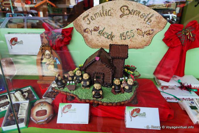 Familia Benroth, showcase of chocolate, Bariloche - Argentina