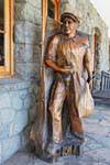 Wooden man, Bariloche, Argentina.