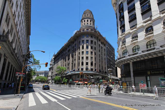 Florida Building for the angle, Avenida Roque Sáenz Peña, Buenos Aires - Argentina
