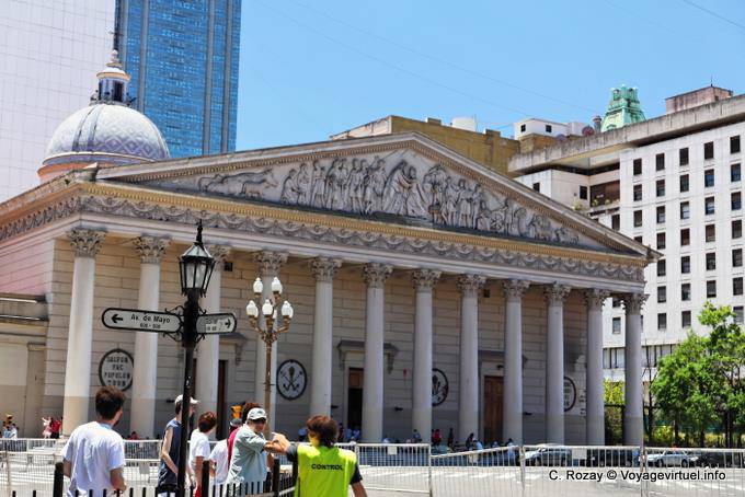 Panorama of the Metropolitan Cathedral, Buenos Aires - Argentina