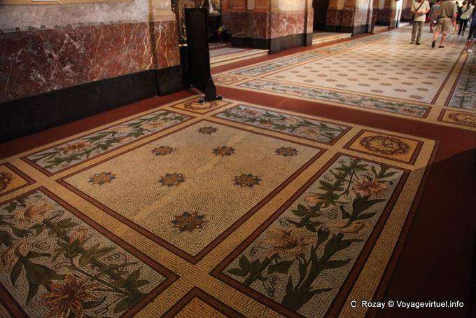 Catedral Metropolitana, detail of a mosaic floor, Buenos Aires - Argentina