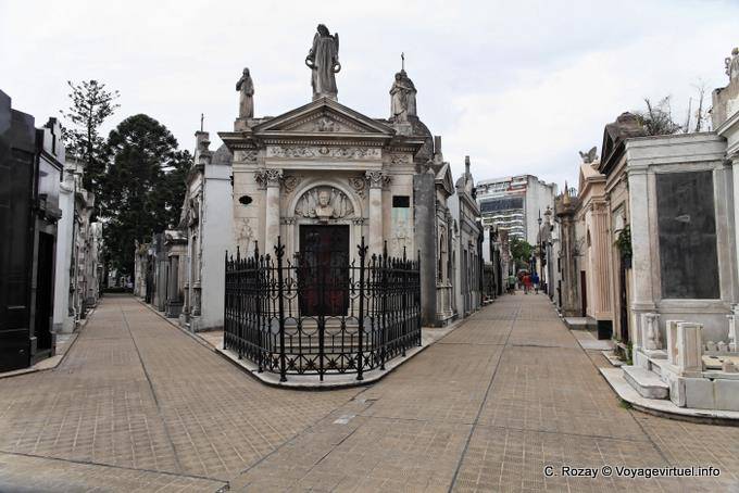 Mausoleum of the family of General Julio Argentino Roca, Cementerio de la Recoleta, Buenos Aires - Argentina