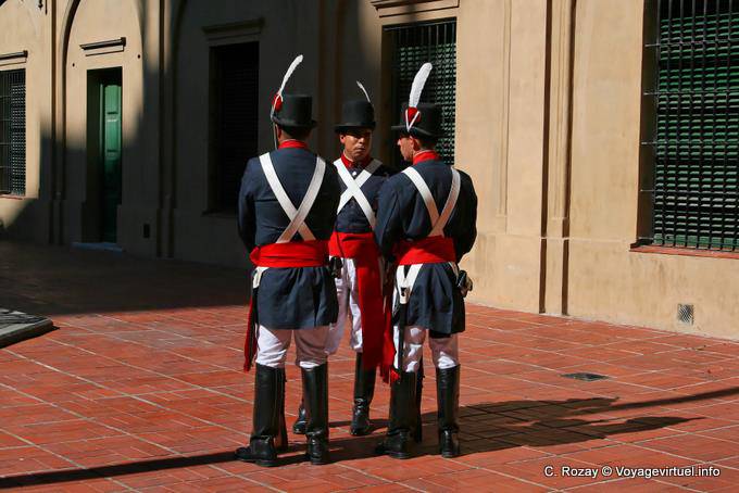 Montserrat, guards at the mausoleum Belgrano, Buenos Aires - Argentina