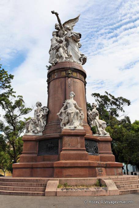 Monument France to Argentina, given in 1910, Plaza Francia, Buenos Aires - Argentina