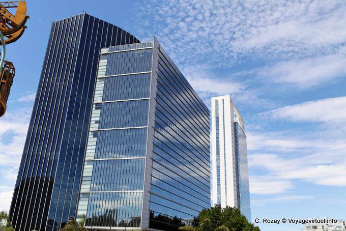 Retiro, buildings on the sky, Buenos Aires - Argentina