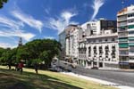 Avenida Florida, near the Plaza San Martin, Buenos Aires, Argentina.