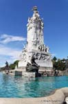 El Monumento a la Carta Magna y las Cuatro Regiones Argentinas, Avenida Sarmiento, Monumento a los Espanoles, Buenos Aires, Argentina.