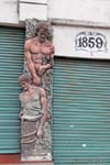 Sculpture Av. Don Pedro de Mendoza, La Boca, Buenos Aires, Argentina.