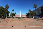Panoramic view of the Plaza de Mayo, Casa Rosada Plaza de Mayo, Buenos Aires, Argentina.