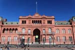 The Pink House, seat of the Argentine Executive, Plaza de Mayo, Casa Rosada, Buenos Aires, Argentina.