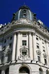 Reconquista, building on the corner of Juan Domingo Peron, Buenos Aires, Argentina.