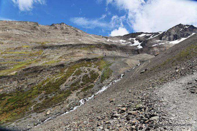 Between heaven and moraine Ushuaia, Martial glacier - Argentina