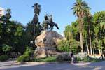 Equestrian statue of the Liberator San Martin, Mendoza, Argentina.