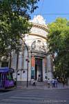 Building of the Bank of Plaza San Martin, Mendoza, Argentina.