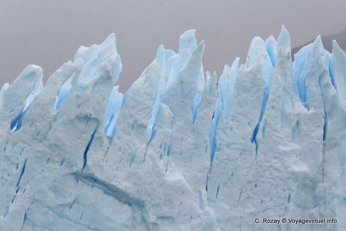 Ice spikes, Perito Moreno Glacier, El Calafate - Argentina