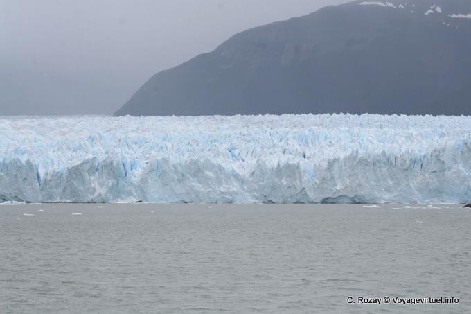 A part of the front of the glacier Perito Moreno Glacier, El Calafate - Argentina