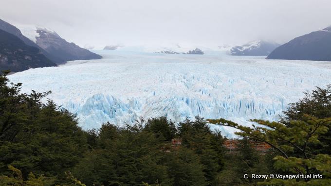 Panoramic view of the glacier, Perito Moreno Glacier, El Calafate - Argentina