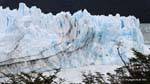 Friction area with the peninsula of Magellan, Perito Moreno Glacier, El Calafate, Argentina.