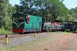 Tourist train in the park, Puerto Iguazu Cataratas, Argentina.