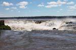 River water entering the Devil's Throat, Iguazu Falls, Argentina.