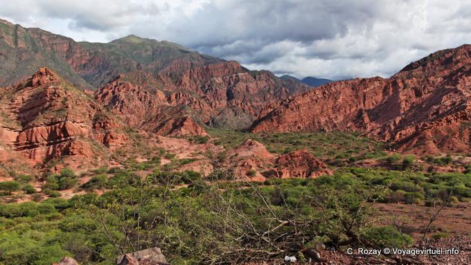 Landscape tortured Quebrada de las Conchas - Argentina