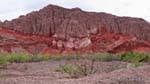 Geological formations, Quebrada de las Conchas, Argentina.