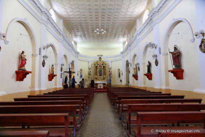 Nave of the Church of Campanas Famatina - Argentina