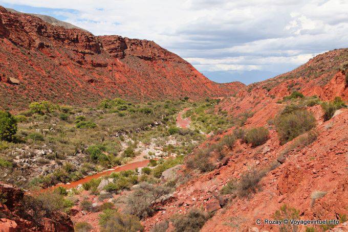 Deep valley, Ruta 40 between Villa Union and Chilecito - Argentina
