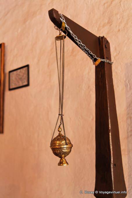 Censer on a gallows, Iglesia Senora del Rosario, Hualfin - Argentina