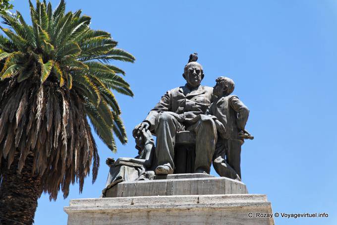 Monument to Sarmiento, Plaza 25 de Mayo, San Juan - Argentina