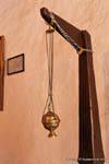 Censer on a gallows, Iglesia Senora del Rosario, Hualfin, Argentina.